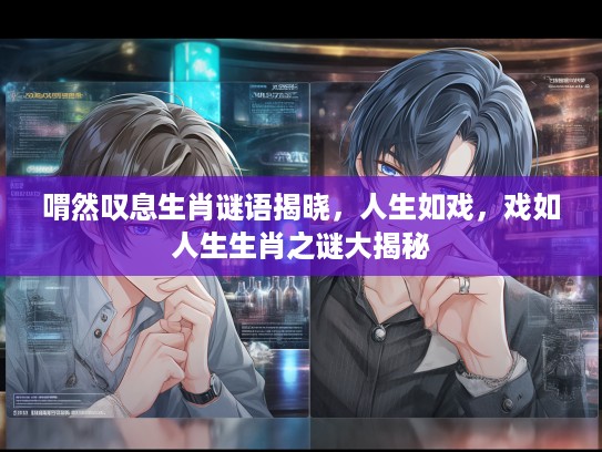 喟然叹息生肖谜语揭晓，人生如戏，戏如人生生肖之谜大揭秘