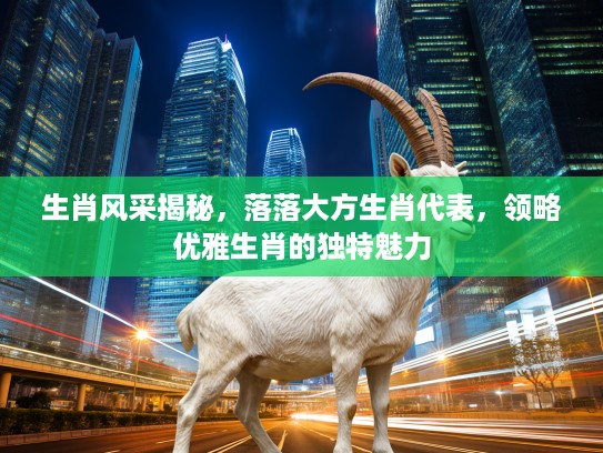 生肖风采揭秘，落落大方生肖代表，领略优雅生肖的独特魅力