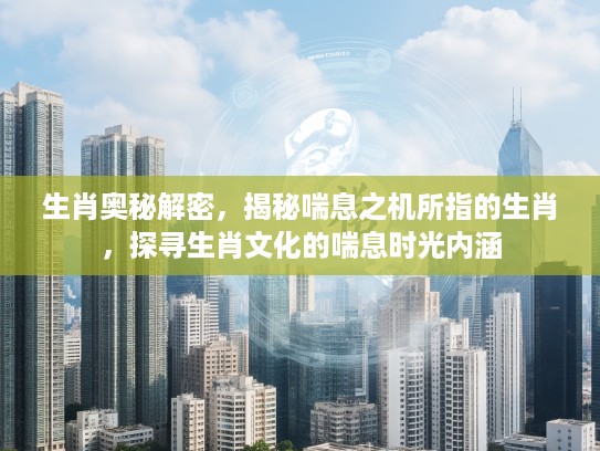 生肖奥秘解密，揭秘喘息之机所指的生肖，探寻生肖文化的喘息时光内涵