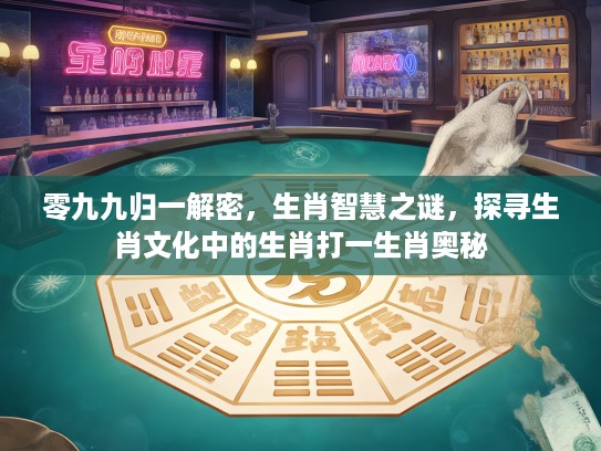 零九九归一解密,生肖智慧之谜,探寻生肖文化中的生肖打一生肖奥秘 零九九归一解密,生肖智慧之谜,探寻生肖文化中的生肖打一生肖奥秘
