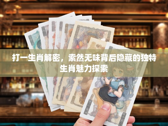打一生肖解密,索然无味背后隐藏的独特生肖魅力探索 打一生肖解密,索然无味背后隐藏的独特生肖魅力探索