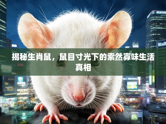 揭秘生肖鼠,鼠目寸光下的索然寡味生活真相 揭秘生肖鼠,鼠目寸光下的索然寡味生活真相