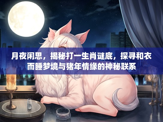 月夜闲思,揭秘打一生肖谜底,探寻和衣而睡梦境与猪年情缘的神秘联系 月夜闲思,揭秘打一生肖谜底,探寻和衣而睡梦境与猪年情缘的神秘联系