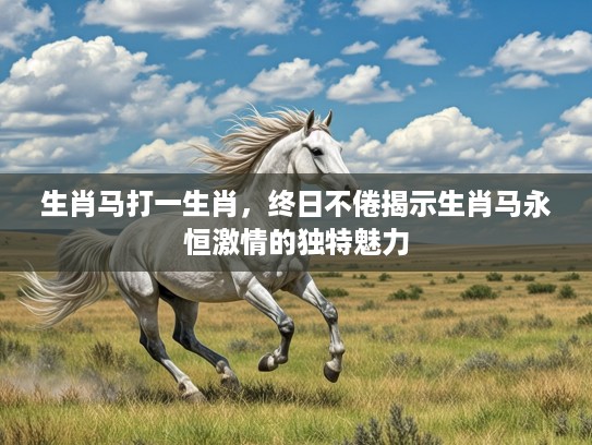 生肖马打一生肖，终日不倦揭示生肖马永恒激情的独特魅力