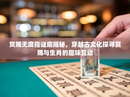 赏赐无度指谜底揭秘，穿越古文化探寻赏赐与生肖的趣味互动