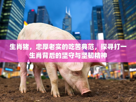 生肖猪，忠厚老实的吃苦典范，探寻打一生肖背后的坚守与坚韧精神