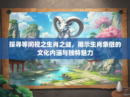 探寻等闲视之生肖之谜，揭示生肖象徵的文化内涵与独特魅力