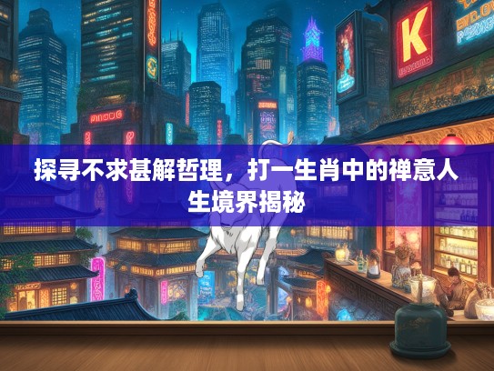 探寻不求甚解哲理，打一生肖中的禅意人生境界揭秘