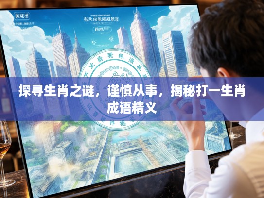 探寻生肖之谜,谨慎从事,揭秘打一生肖成语精义 探寻生肖之谜,谨慎从事,揭秘打一生肖成语精义