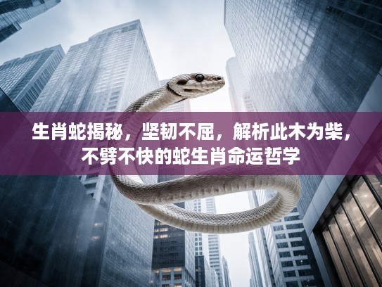 生肖蛇揭秘,坚韧不屈,解析此木为柴,不劈不快的蛇生肖命运哲学 生肖蛇揭秘,坚韧不屈,解析此木为柴,不劈不快的蛇生肖命运哲学
