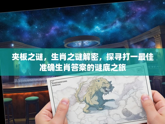 夹板之谜，生肖之谜解密，探寻打一最佳准确生肖答案的谜底之旅