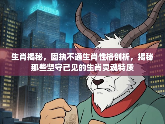 生肖揭秘,固执不通生肖性格剖析,揭秘那些坚守己见的生肖灵魂特质 生肖揭秘,固执不通生肖性格剖析,揭秘那些坚守己见的生肖灵魂特质