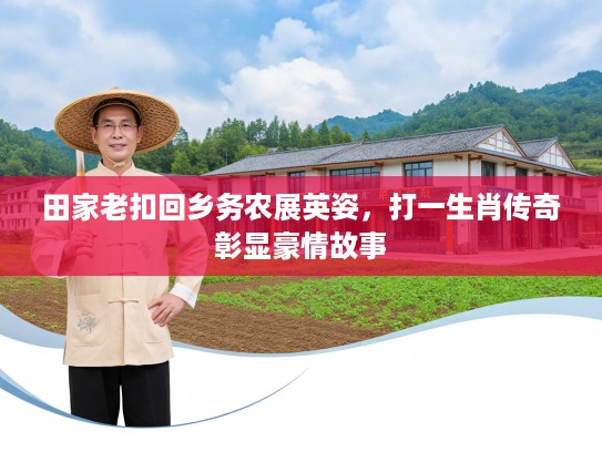 田家老扣回乡务农展英姿，打一生肖传奇彰显豪情故事