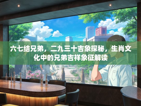 六七结兄弟，二九三十吉象探秘，生肖文化中的兄弟吉祥象征解读