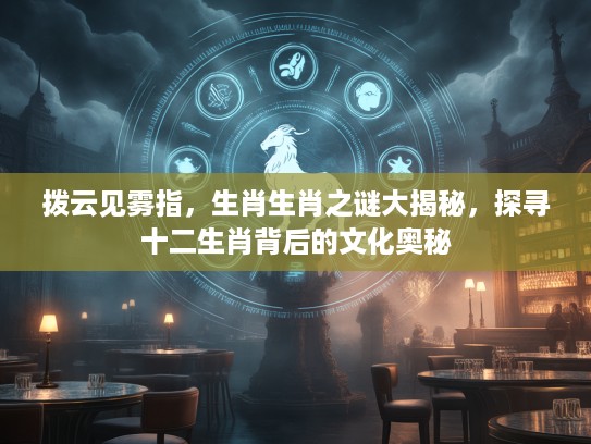 拨云见雾指，生肖生肖之谜大揭秘，探寻十二生肖背后的文化奥秘
