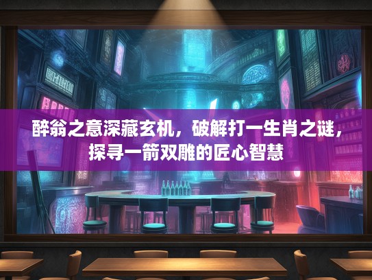 醉翁之意深藏玄机，破解打一生肖之谜，探寻一箭双雕的匠心智慧