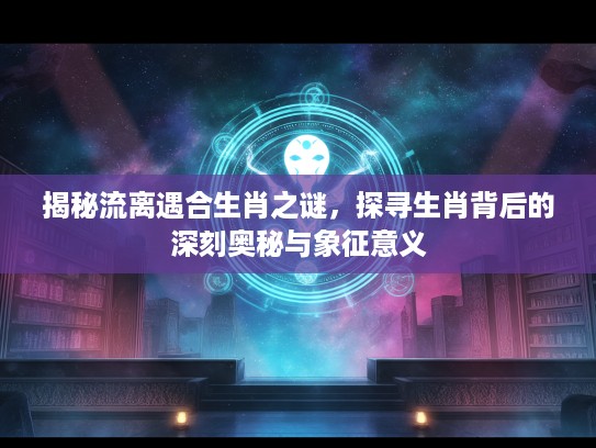 揭秘流离遇合生肖之谜,探寻生肖背后的深刻奥秘与象征意义 揭秘流离遇合生肖之谜,探寻生肖背后的深刻奥秘与象征意义