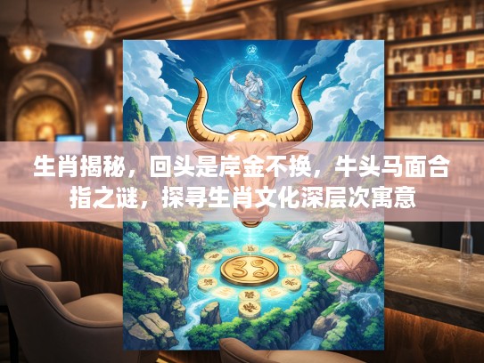 生肖揭秘，回头是岸金不换，牛头马面合指之谜，探寻生肖文化深层次寓意