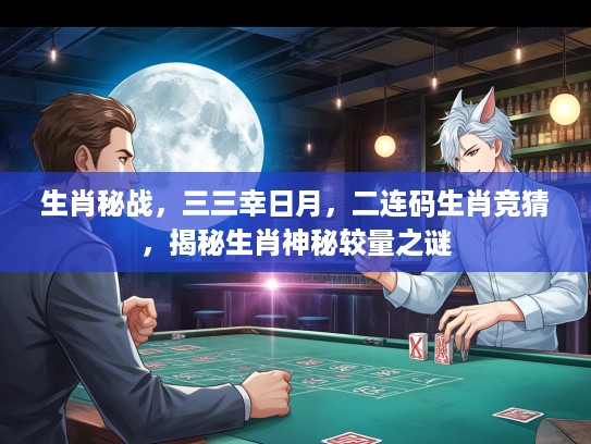 生肖秘战，三三幸日月，二连码生肖竞猜，揭秘生肖神秘较量之谜