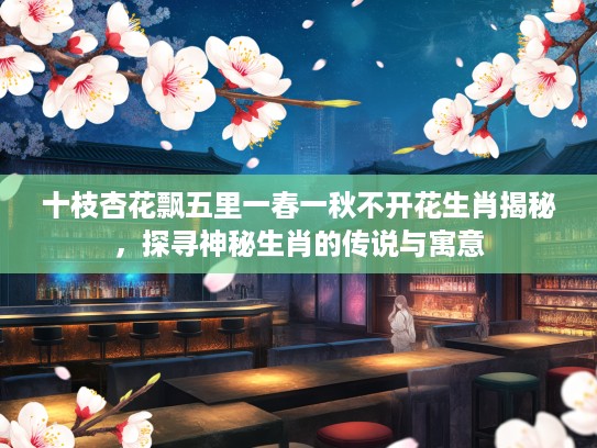 十枝杏花飘五里一春一秋不开花生肖揭秘,探寻神秘生肖的传说与寓意 十枝杏花飘五里一春一秋不开花生肖揭秘,探寻神秘生肖的传说与寓意