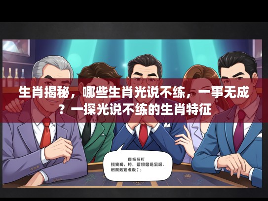 生肖揭秘,哪些生肖光说不练,一事无成?一探光说不练的生肖特征 生肖揭秘,哪些生肖光说不练,一事无成?一探光说不练的生肖特征