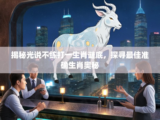 揭秘光说不练打一生肖谜底,探寻最佳准确生肖奥秘 揭秘光说不练打一生肖谜底,探寻最佳准确生肖奥秘