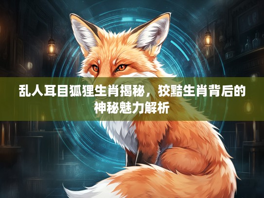 乱人耳目狐狸生肖揭秘,狡黠生肖背后的神秘魅力解析 乱人耳目狐狸生肖揭秘,狡黠生肖背后的神秘魅力解析