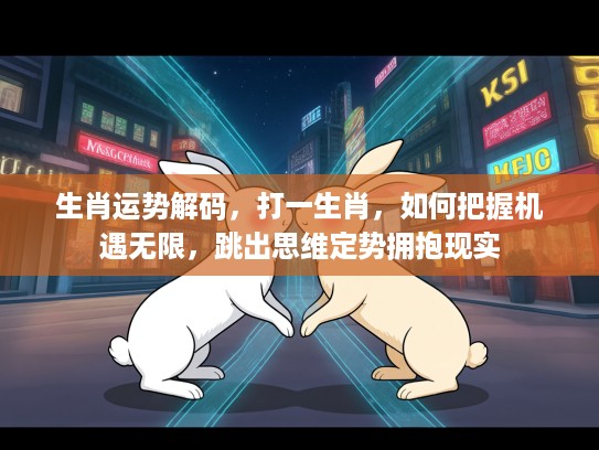 生肖运势解码,打一生肖,如何把握机遇无限,跳出思维定势拥抱现实 生肖运势解码,打一生肖,如何把握机遇无限,跳出思维定势拥抱现实