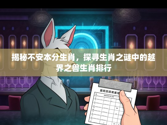 揭秘不安本分生肖,探寻生肖之谜中的越界之兽生肖排行 揭秘不安本分生肖,探寻生肖之谜中的越界之兽生肖排行