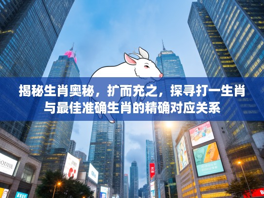 揭秘生肖奥秘,扩而充之,探寻打一生肖与最佳准确生肖的精确对应关系 揭秘生肖奥秘,扩而充之,探寻打一生肖与最佳准确生肖的精确对应关系