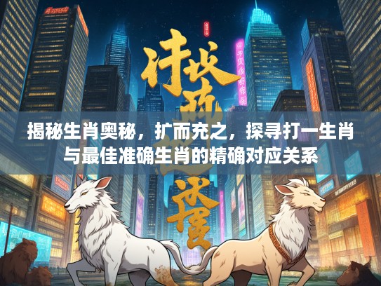 揭秘生肖奥秘,扩而充之,探寻打一生肖与最佳准确生肖的精确对应关系 揭秘生肖奥秘,扩而充之,探寻打一生肖与最佳准确生肖的精确对应关系