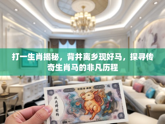 打一生肖揭秘,背井离乡现好马,探寻传奇生肖马的非凡历程 打一生肖揭秘,背井离乡现好马,探寻传奇生肖马的非凡历程