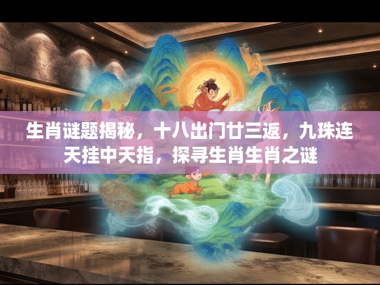 生肖谜题揭秘,十八出门廿三返,九珠连天挂中天指,探寻生肖生肖之谜 生肖谜题揭秘,十八出门廿三返,九珠连天挂中天指,探寻生肖生肖之谜