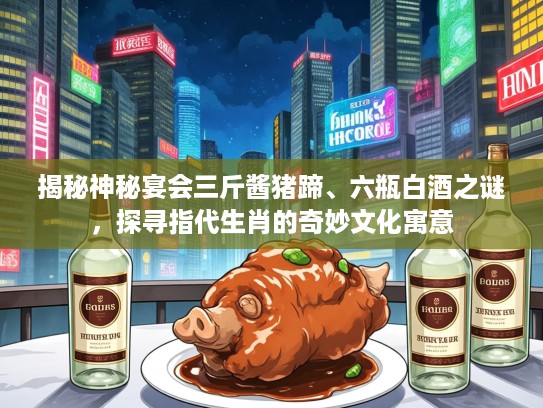 揭秘神秘宴会三斤酱猪蹄、六瓶白酒之谜,探寻指代生肖的奇妙文化寓意 揭秘神秘宴会三斤酱猪蹄、六瓶白酒之谜,探寻指代生肖的奇妙文化寓意