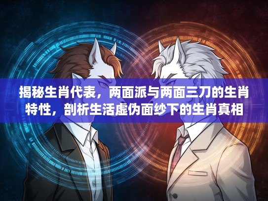揭秘生肖代表,两面派与两面三刀的生肖特性,剖析生活虚伪面纱下的生肖真相 揭秘生肖代表,两面派与两面三刀的生肖特性,剖析生活虚伪面纱下的生肖真相