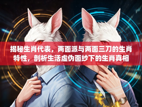 揭秘生肖代表,两面派与两面三刀的生肖特性,剖析生活虚伪面纱下的生肖真相 揭秘生肖代表,两面派与两面三刀的生肖特性,剖析生活虚伪面纱下的生肖真相