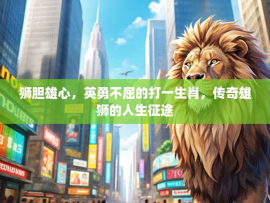 狮胆雄心，英勇不屈的打一生肖，传奇雄狮的人生征途