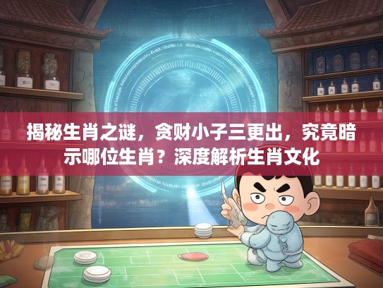 揭秘生肖之谜，贪财小子三更出，究竟暗示哪位生肖？深度解析生肖文化