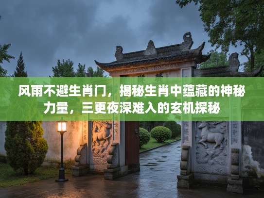 风雨不避生肖门，揭秘生肖中蕴藏的神秘力量，三更夜深难入的玄机探秘