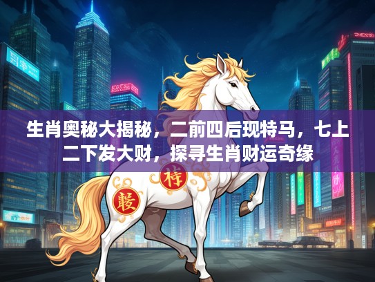 生肖奥秘大揭秘,二前四后现特马,七上二下发大财,探寻生肖财运奇缘 生肖奥秘大揭秘,二前四后现特马,七上二下发大财,探寻生肖财运奇缘