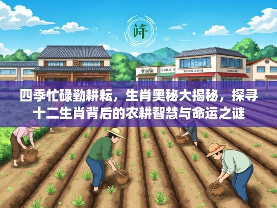 四季忙碌勤耕耘，生肖奥秘大揭秘，探寻十二生肖背后的农耕智慧与命运之谜