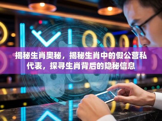 揭秘生肖奥秘,揭秘生肖中的假公营私代表,探寻生肖背后的隐秘信息 揭秘生肖奥秘,揭秘生肖中的假公营私代表,探寻生肖背后的隐秘信息