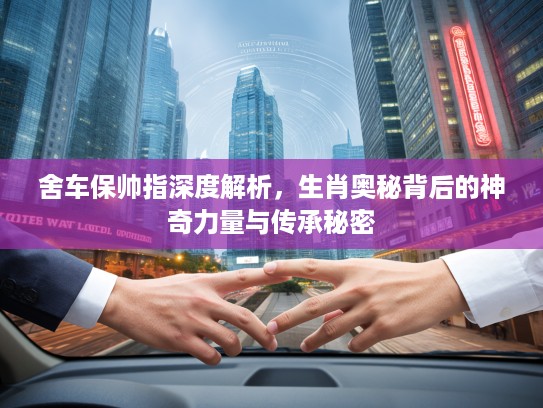 舍车保帅指深度解析,生肖奥秘背后的神奇力量与传承秘密 舍车保帅指深度解析,生肖奥秘背后的神奇力量与传承秘密