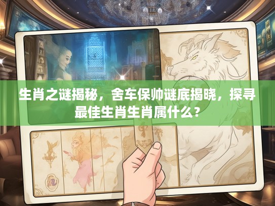生肖之谜揭秘，舍车保帅谜底揭晓，探寻最佳生肖生肖属什么？