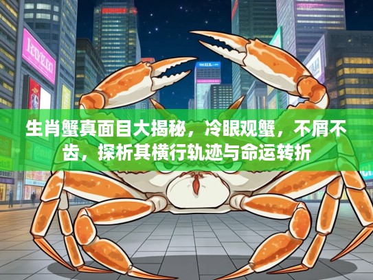 生肖蟹真面目大揭秘，冷眼观蟹，不屑不齿，探析其横行轨迹与命运转折