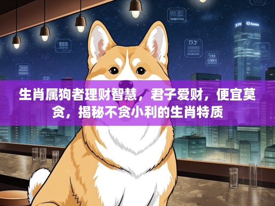 生肖属狗者理财智慧,君子爱财,便宜莫贪,揭秘不贪小利的生肖特质 生肖属狗者理财智慧,君子爱财,便宜莫贪,揭秘不贪小利的生肖特质