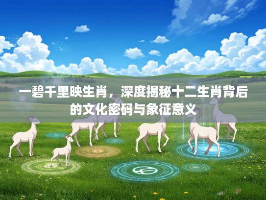 一碧千里映生肖,深度揭秘十二生肖背后的文化密码与象征意义 一碧千里映生肖,深度揭秘十二生肖背后的文化密码与象征意义