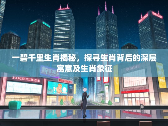 一碧千里生肖揭秘，探寻生肖背后的深层寓意及生肖象征