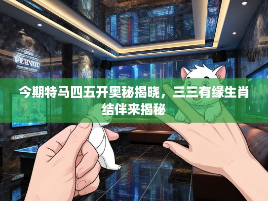 今期特马四五开奥秘揭晓,三三有缘生肖结伴来揭秘 今期特马四五开奥秘揭晓,三三有缘生肖结伴来揭秘
