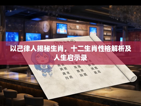 以己律人揭秘生肖，十二生肖性格解析及人生启示录